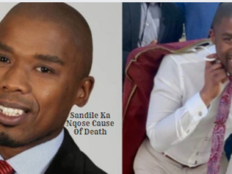 Sandile Ka Nqose Cause Of Death