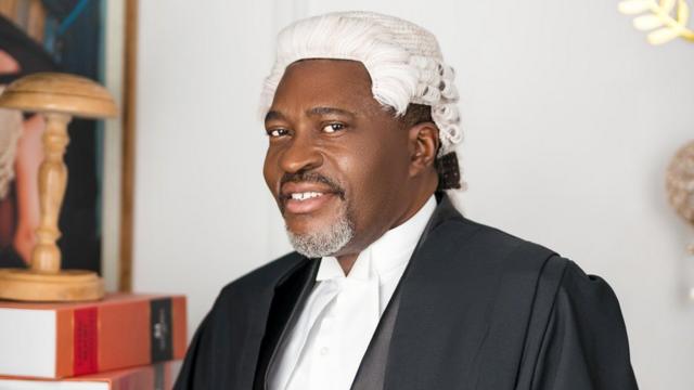 Kanayo O. Kanayo Photo dressed as a lawyer