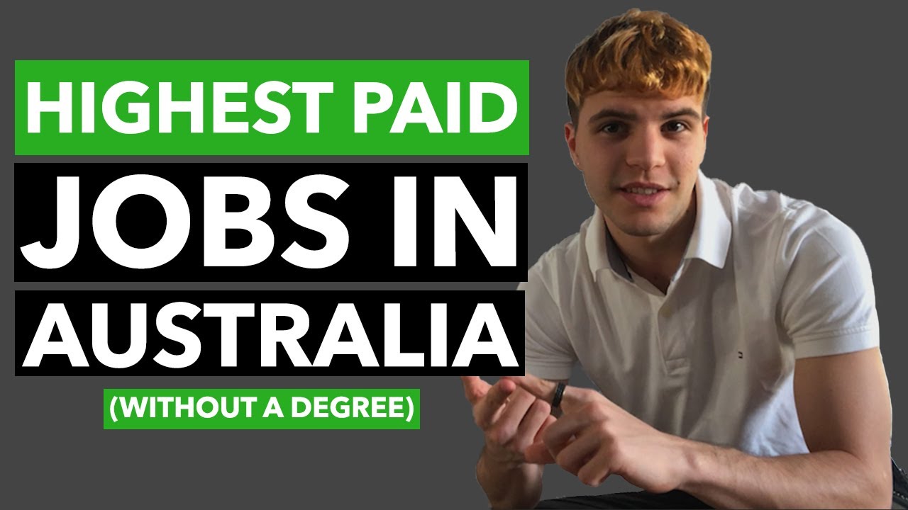 High Paying Jobs In Australia Without A University Degree